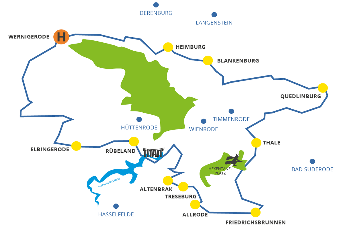 Quedlinburg Hexe Rundfahrt 02.08.2025